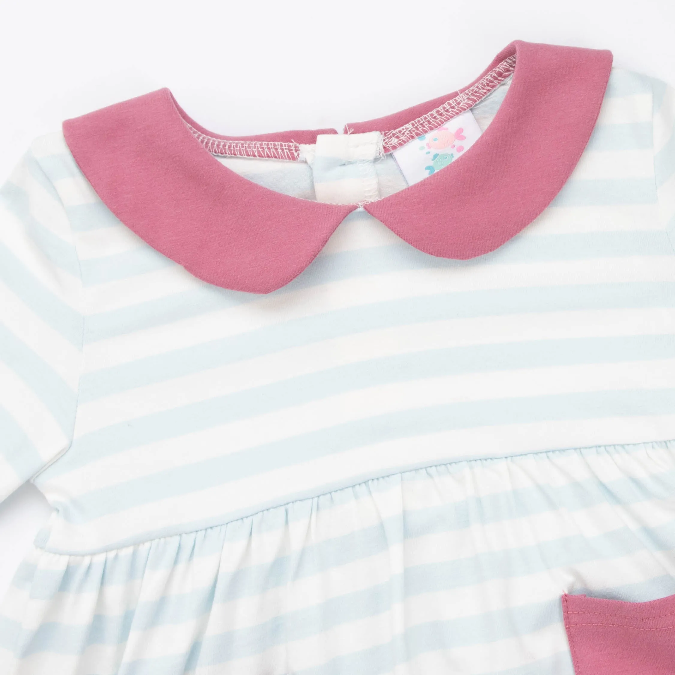 Lauren Dress, Blue Stripe