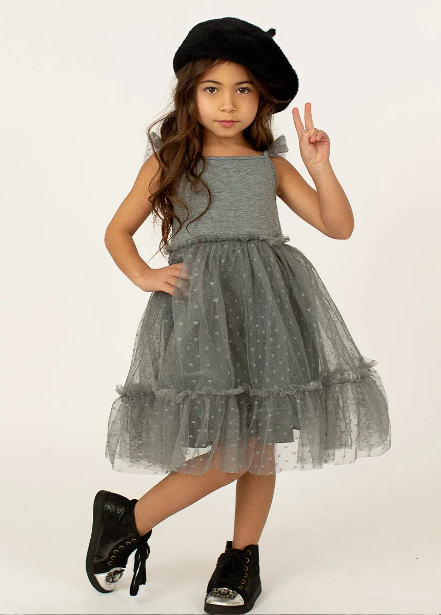 Leigh Dress in Gray