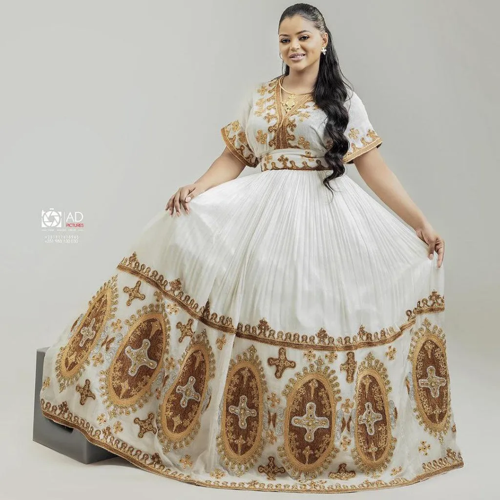 Lemlem Eritrean traditional wedding dress