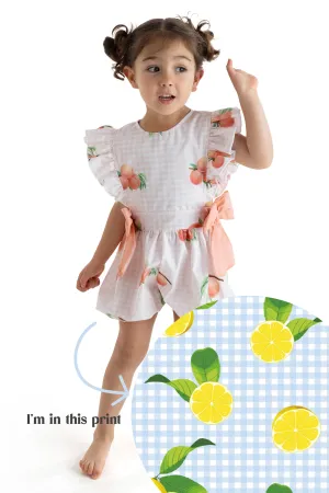 LEMONS Cotton Playsuit