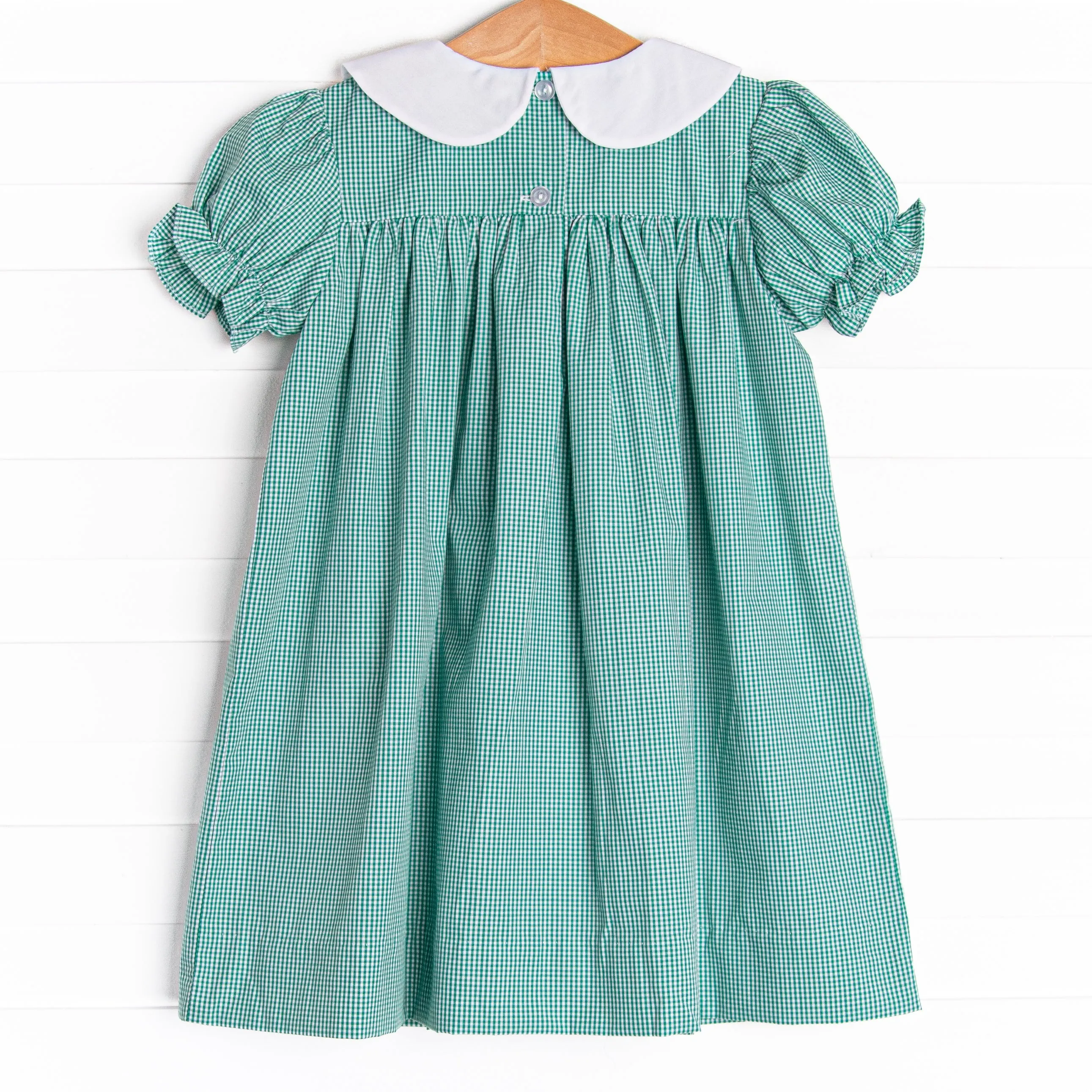 Let the Good Times Roll Embroidered Dress, Green