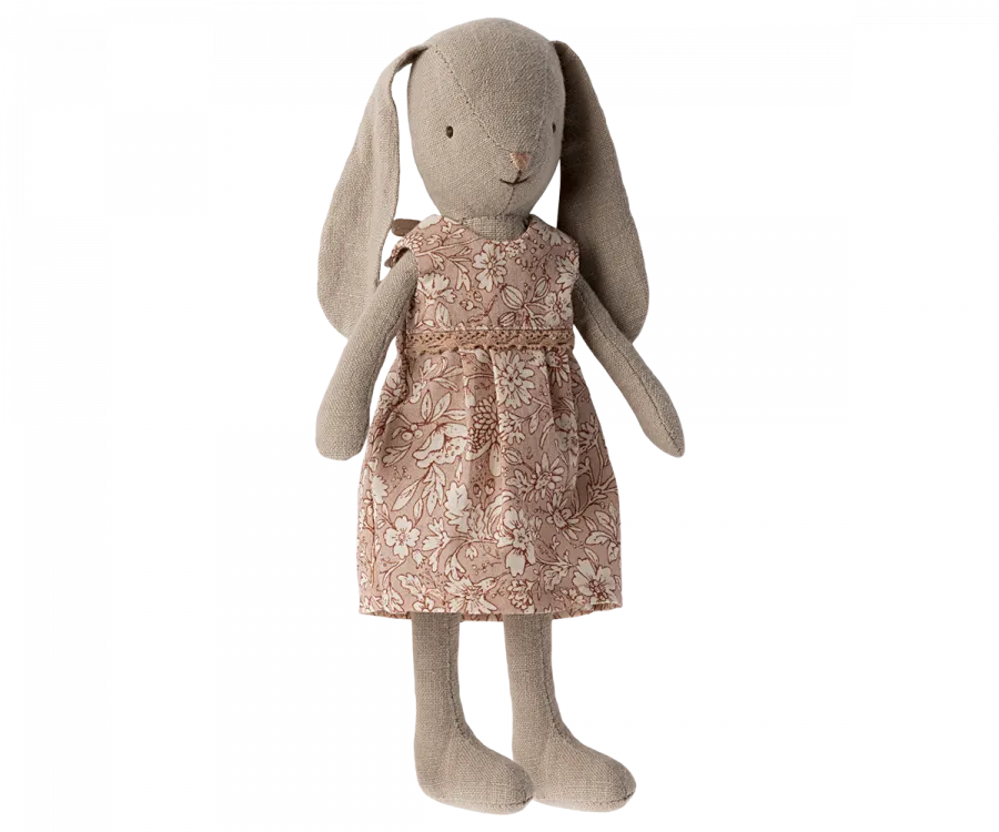 Maileg Bunny Size 1, Classic Flower Dress