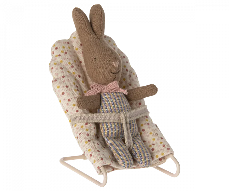 Maileg MY Rabbit (Rose/Blue Check)