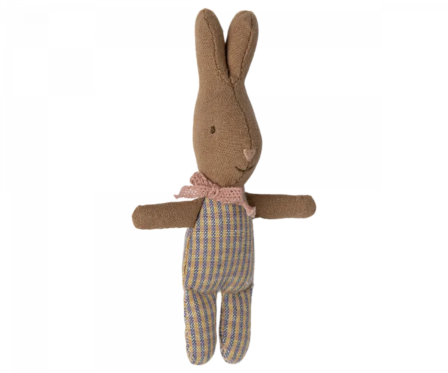 Maileg MY Rabbit (Rose/Blue Check)