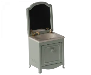 Maileg Sink dresser, Mouse - Mint
