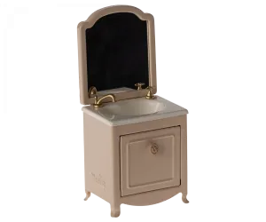 Maileg Sink dresser, Mouse - Powder