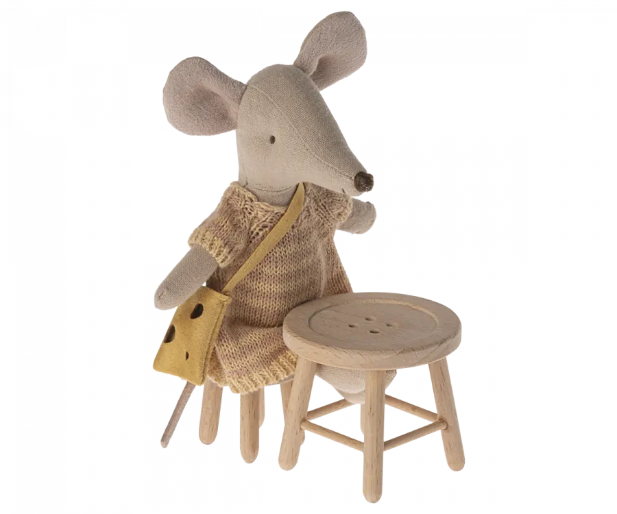 Maileg Table and Stool Set (Mouse)