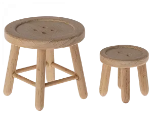 Maileg Table and Stool Set (Mouse)