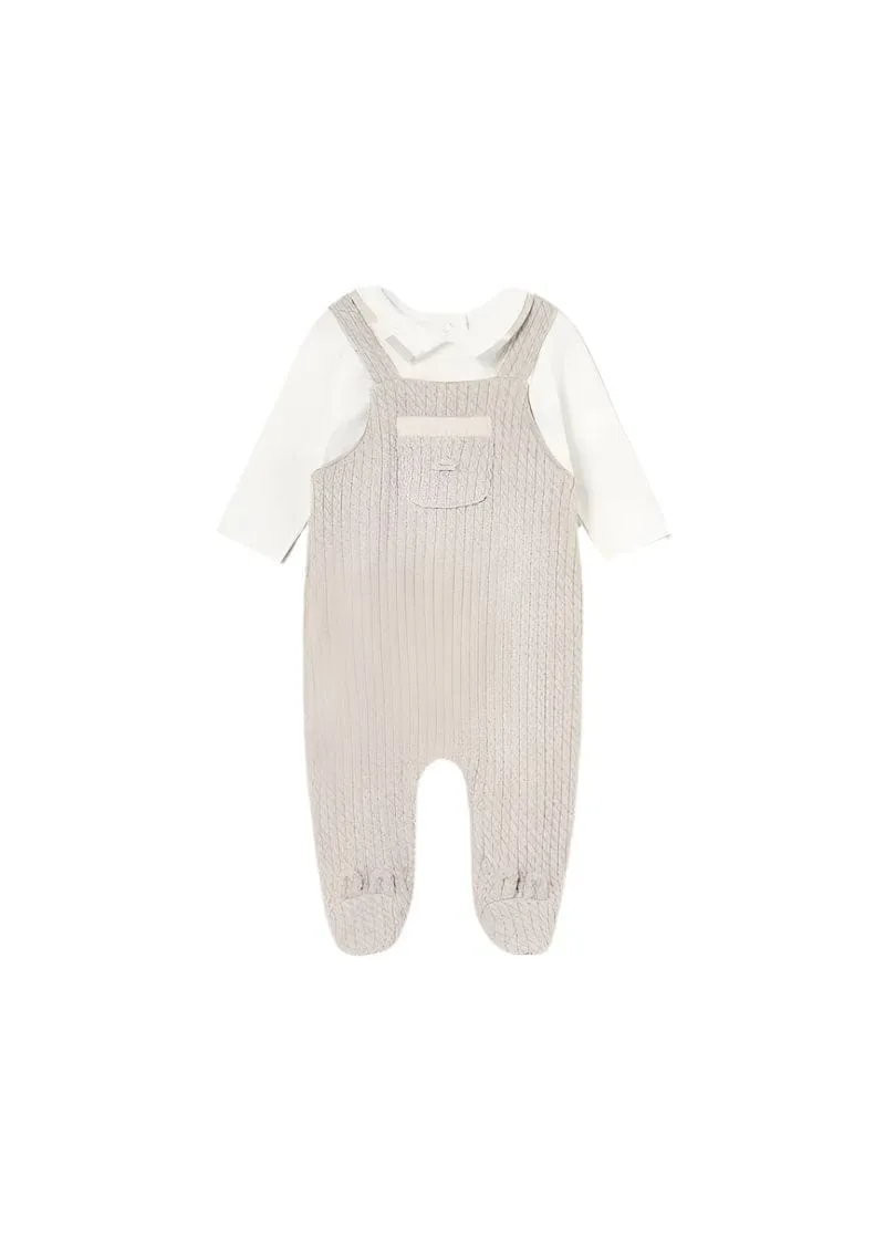 Mayoral Newborn Boy Romper and Jacket Set