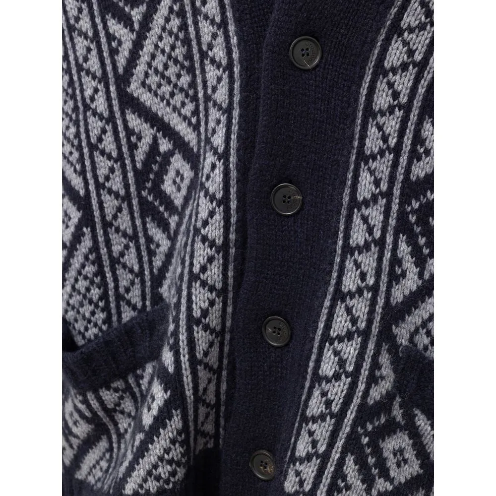 Multicolor Cashmere Cardigan
