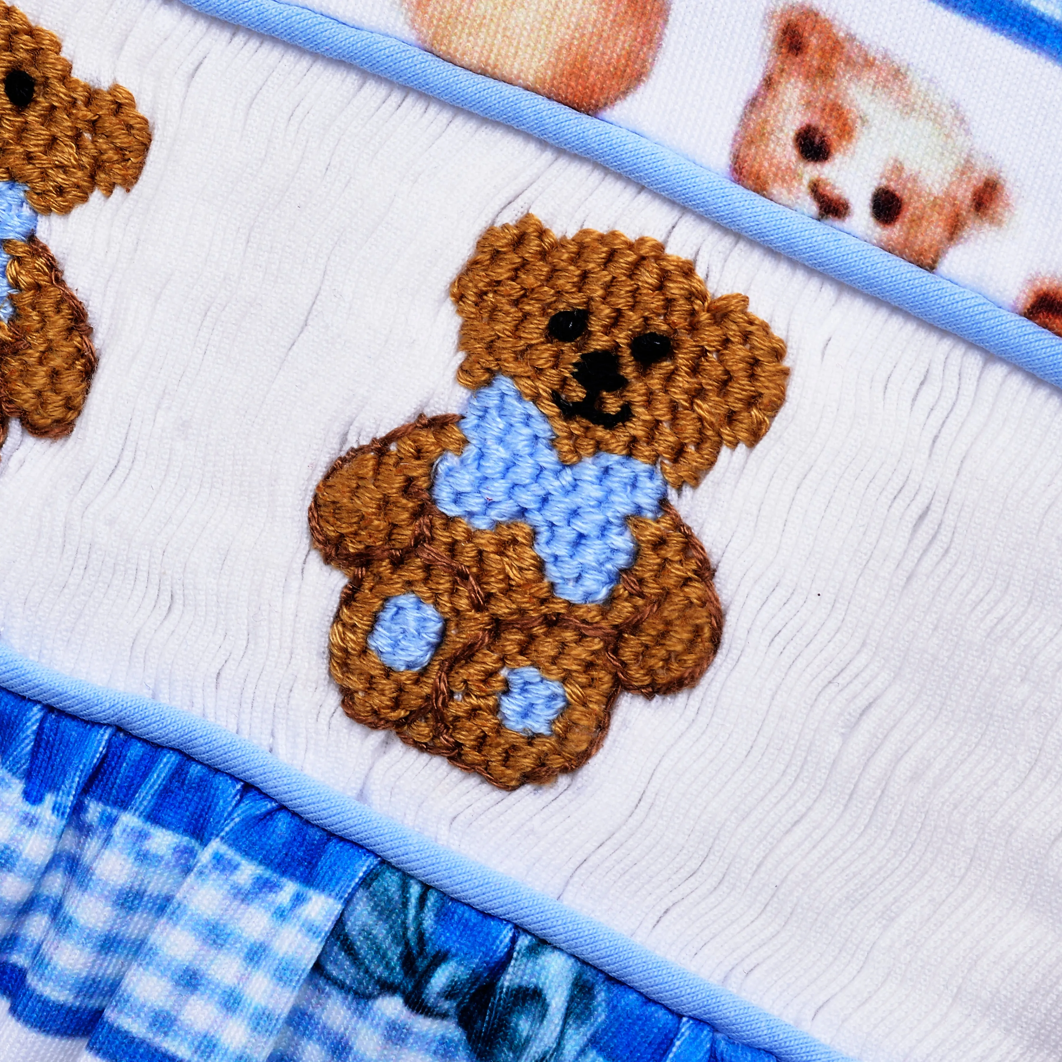 Ocean Baby Boys Smocked 3 Bears Sleepsuit (NB-18M)