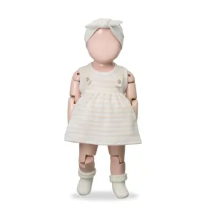 ORLENA knit dress bloomer - nude/pink