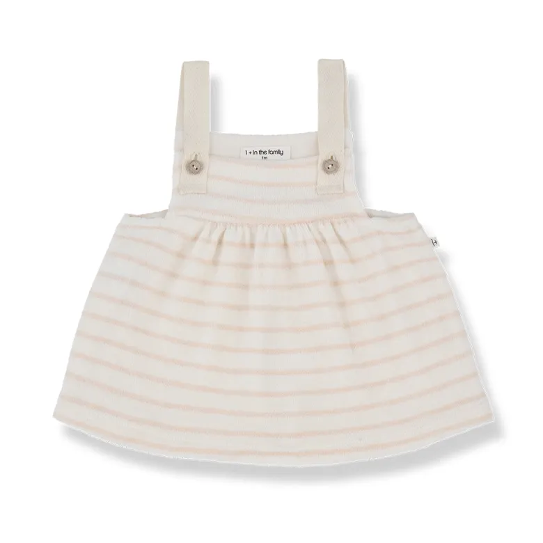ORLENA knit dress bloomer - nude/pink