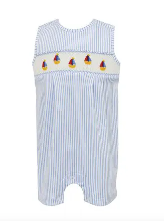 Petit Bebe- Sailboats Angel Wings Bishop Dress