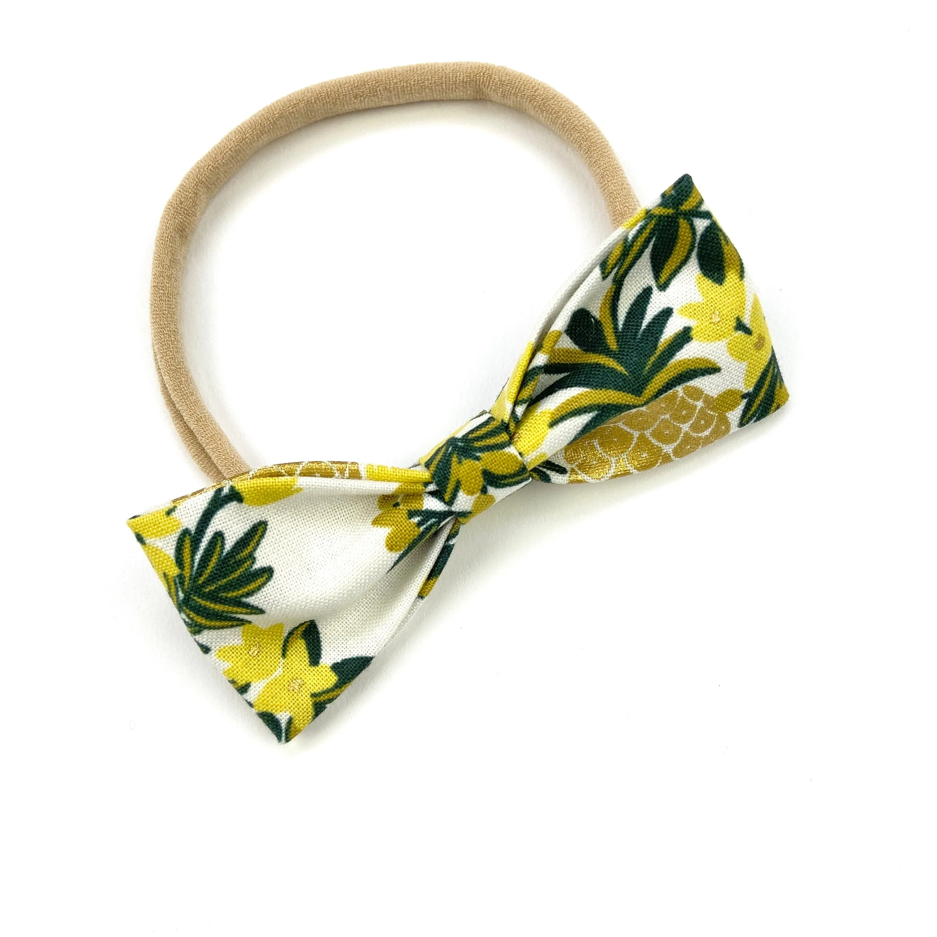 PINEAPPLE VINES RUBY BOW HEADBAND