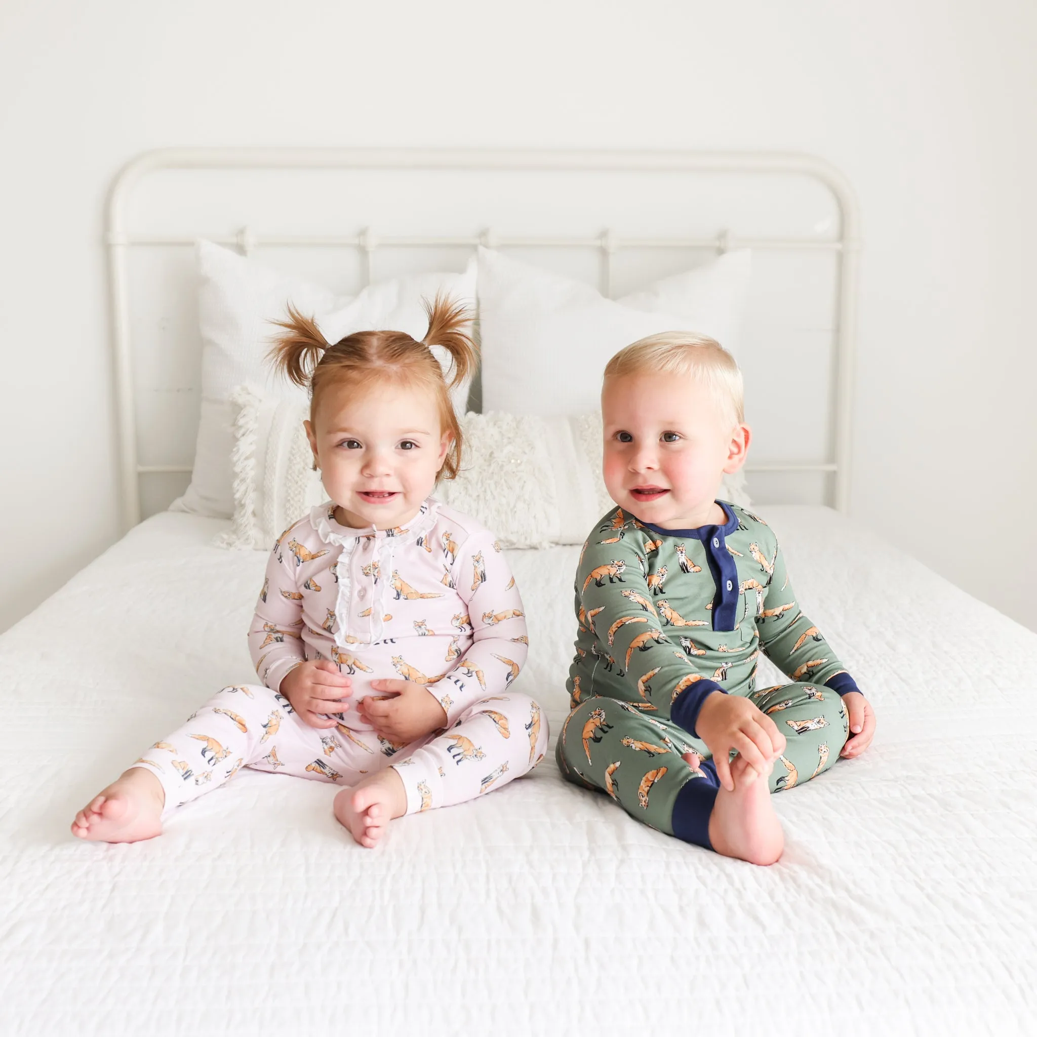 Pink Fox 2-Piece Pajama