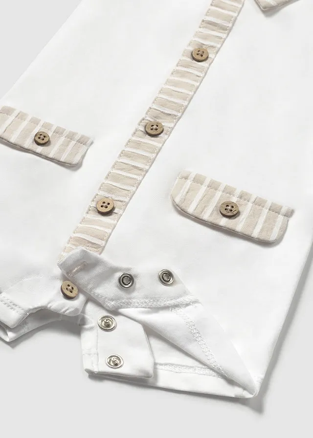 Pre-Order Mayoral 1705 Pack of Two Rompers, Mayoral 9877 Pack of Two Bibs and Mayoral 9861 Blanket