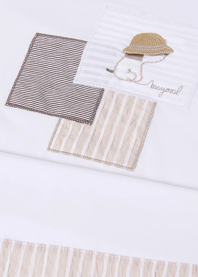 Pre-Order Mayoral 1705 Pack of Two Rompers, Mayoral 9877 Pack of Two Bibs and Mayoral 9861 Blanket