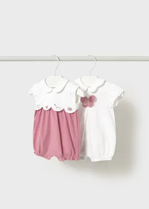 Pre-Order Mayoral 1752 Set of Two Rompers