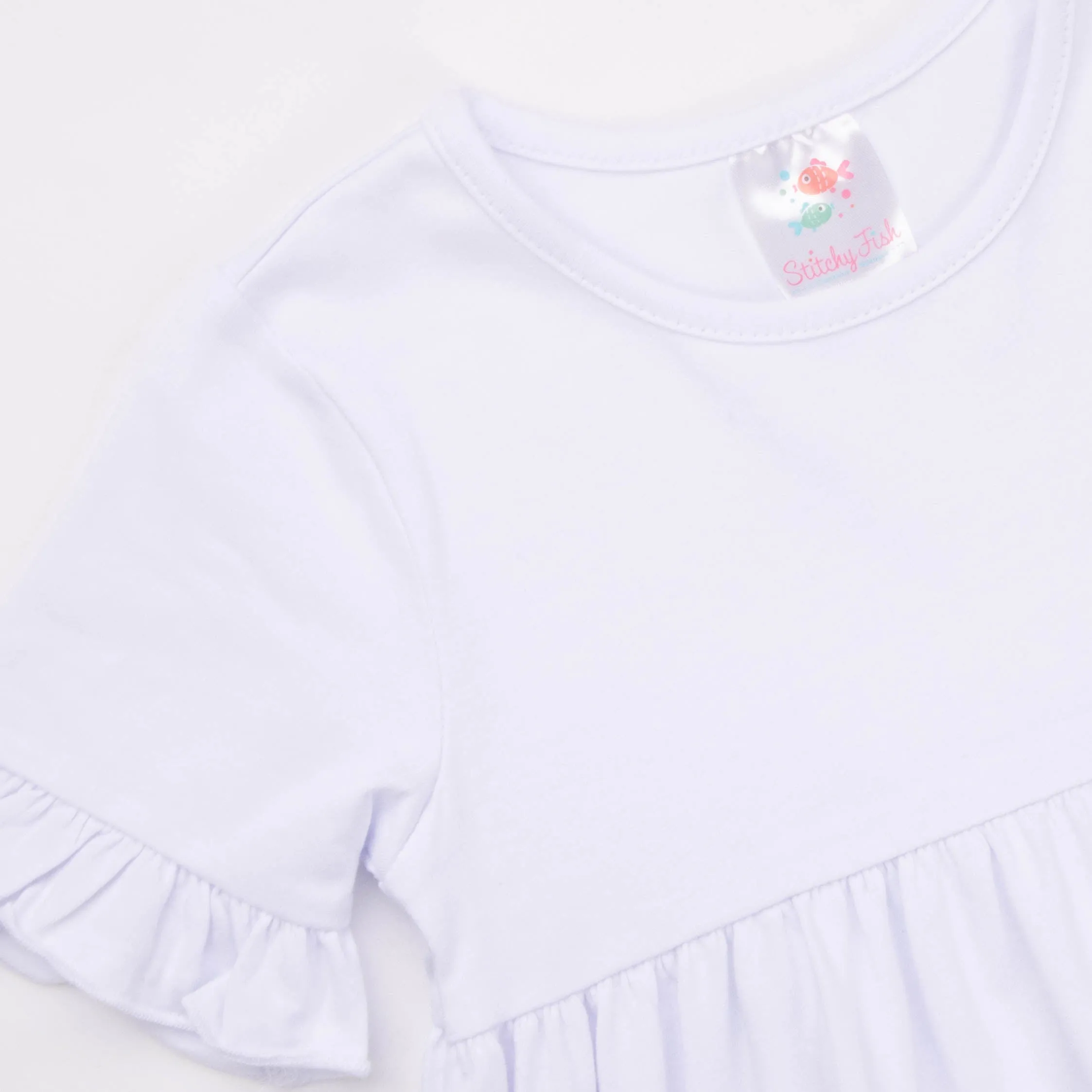 Precious Pig Dress, White