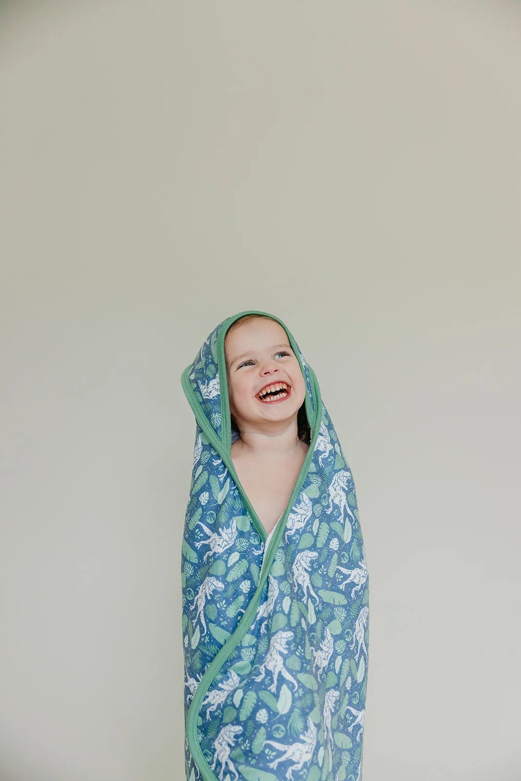 Premium Baby Knit Hooded Towel - Jurassic Park