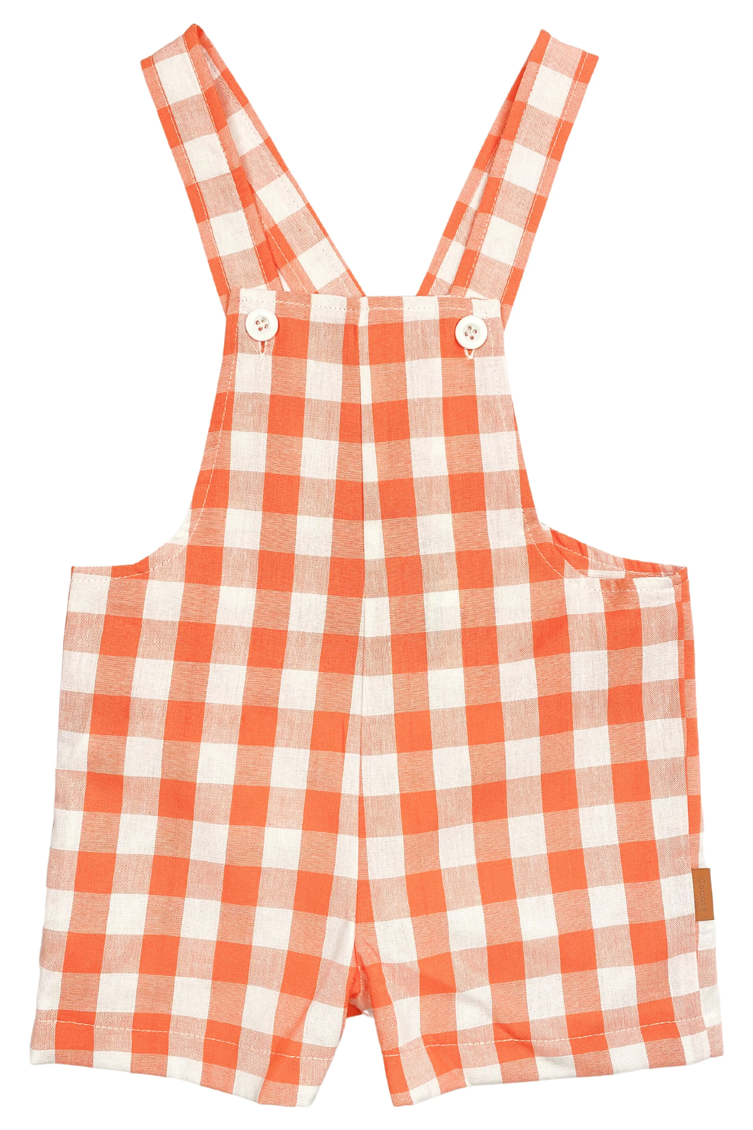 "Frank" Gingham Dungarees