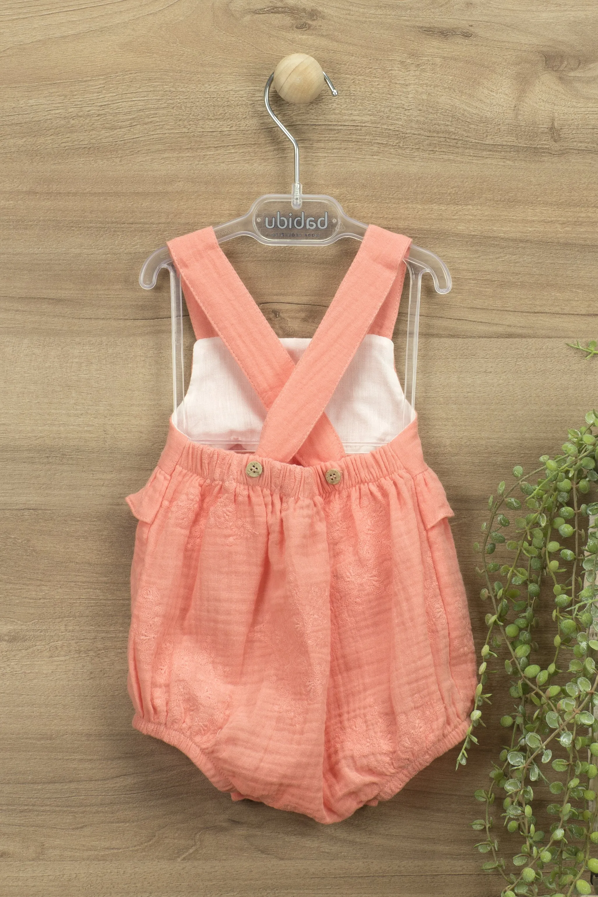 "Hana" Lace Cheesecloth Romper