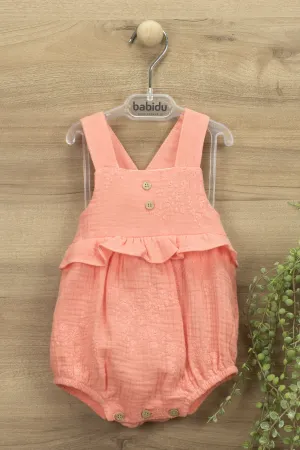 "Hana" Lace Cheesecloth Romper
