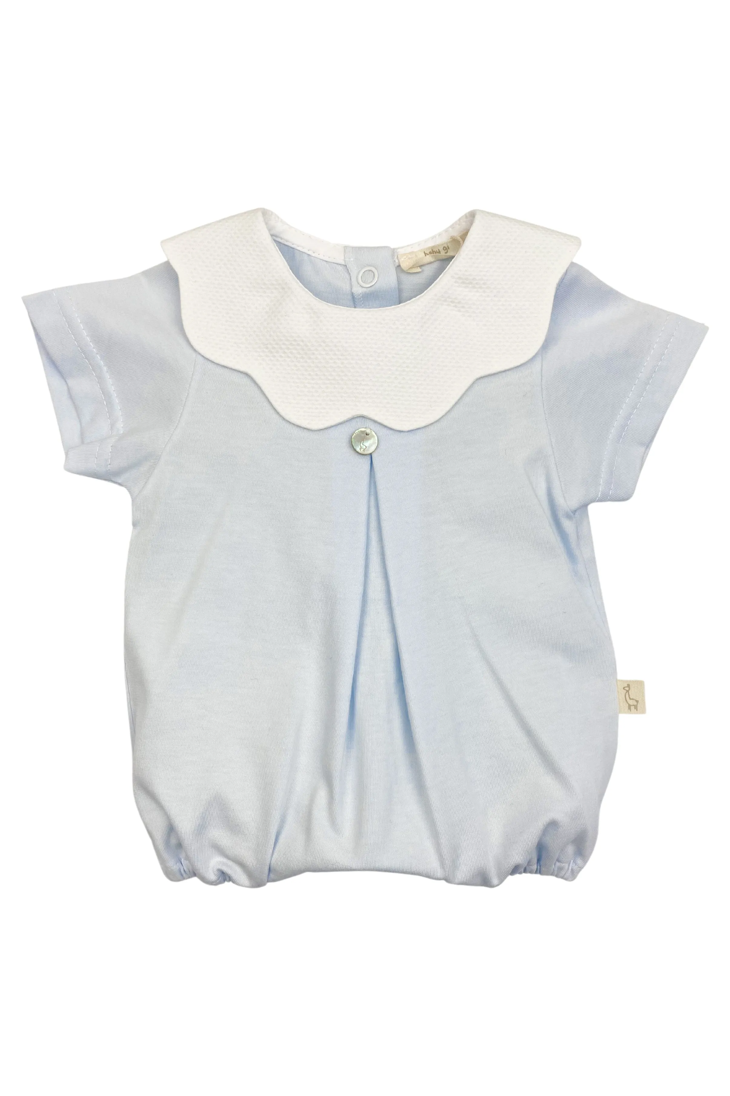 "True" Scalloped Collar Romper
