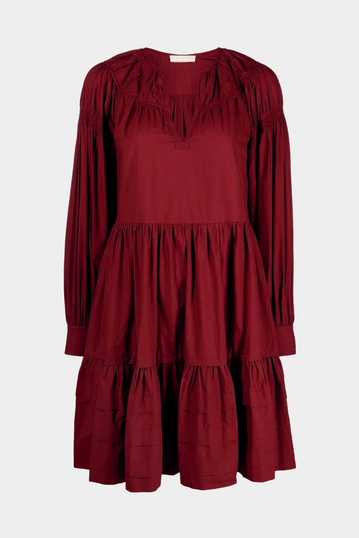 Rosa Dress in Bordeaux