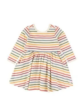 RuffleButts | Knit Long Sleeve Twirl Dress