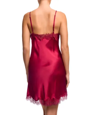 Sainted Sisters - Scarlet Silk Chemise - Crimson Rose