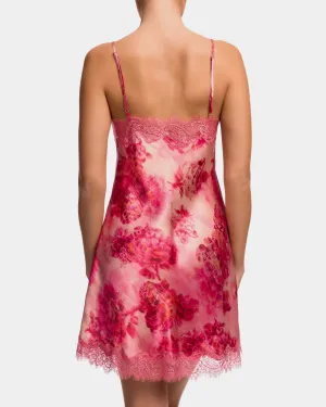 Sainted Sisters - Scarlet Silk Chemise - Rozetta Print