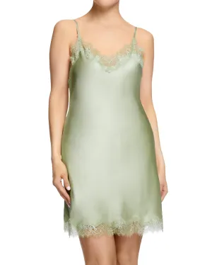 Sainted Sisters - Scarlet Silk Chemise - Sage