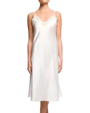 Sainted Sisters - Scarlet Silk Mid Length Chemise - Ivory