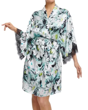 Sainted Sisters - Scarlett Silk Kimono - Splendor Print
