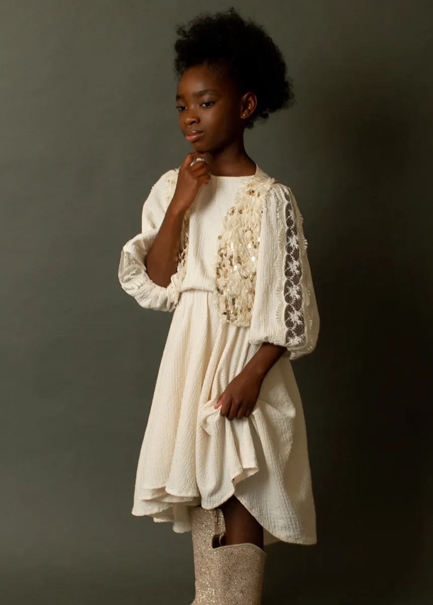 Sariyah Dress in Cream