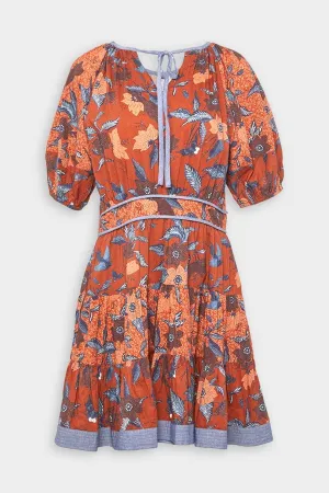 Sloane Dress in Carmine