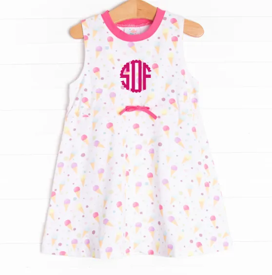 Sundae Funday Dress, Pink