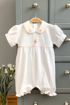 The Flopsy Bunnies White Knit Romper