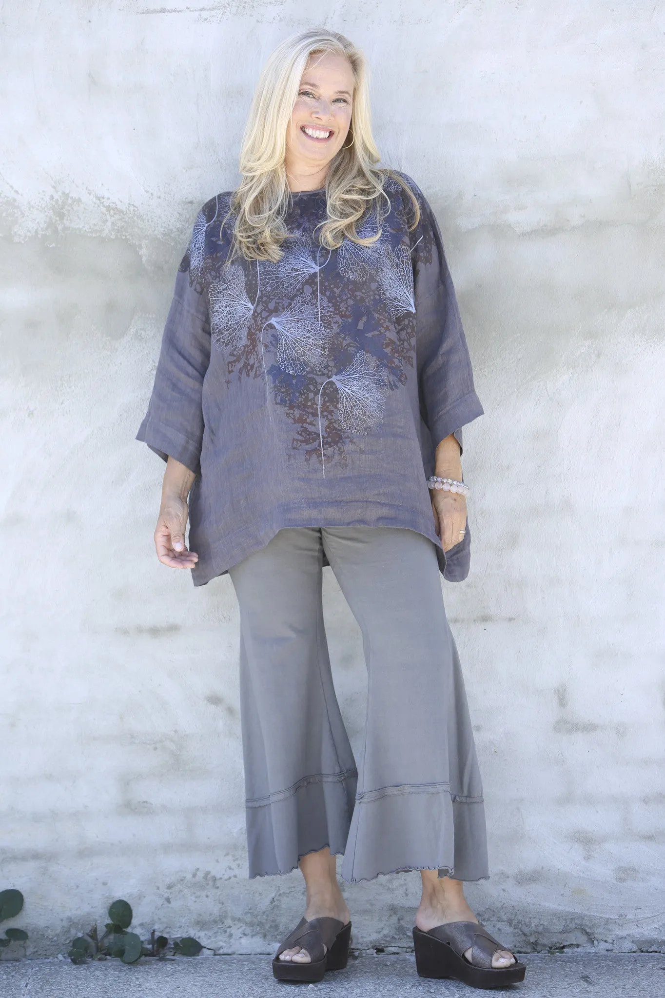 Tiered Ray Pant UnPrinted-3251C soot