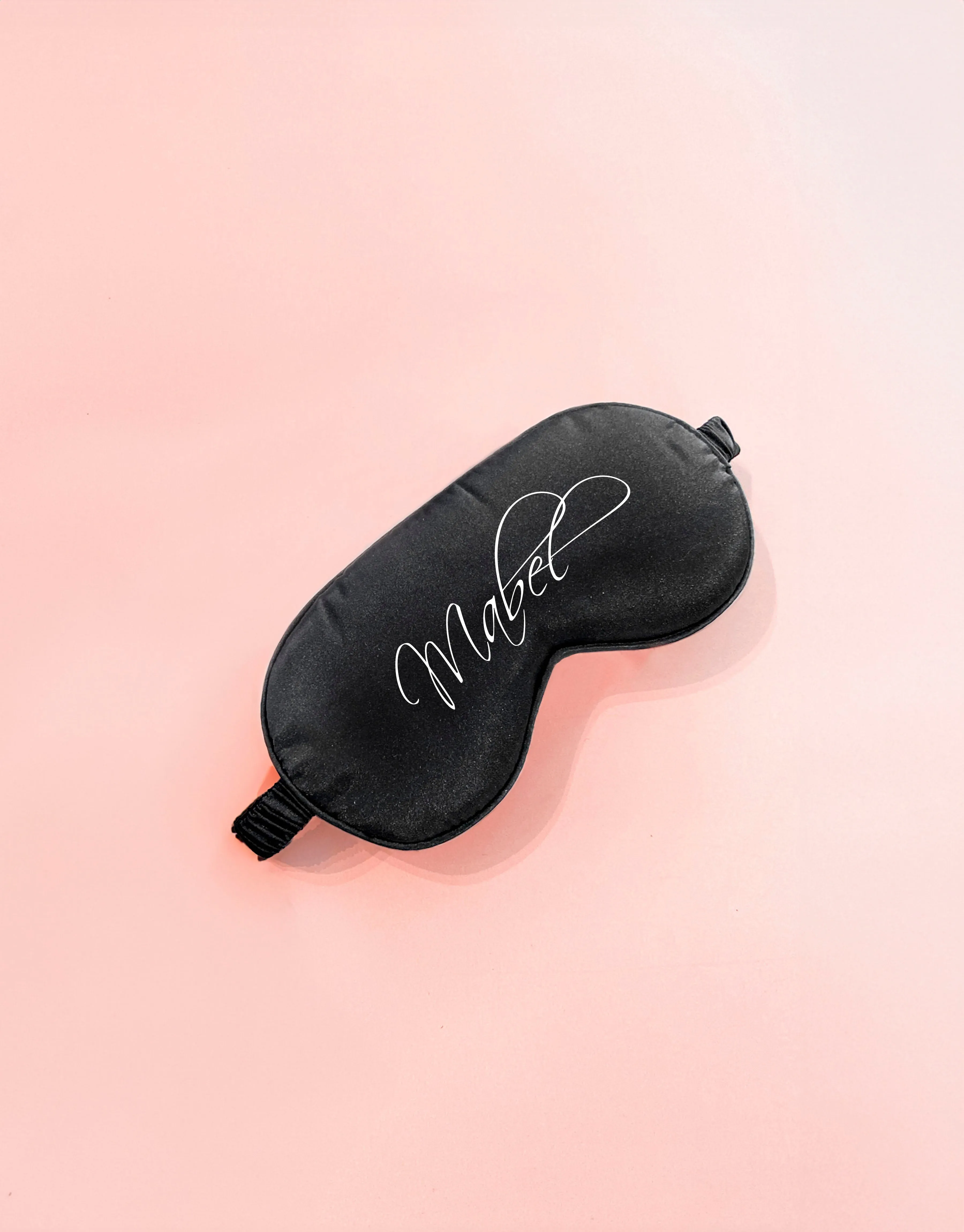 Ultra Soft Satin Sleep Eye Mask - Black