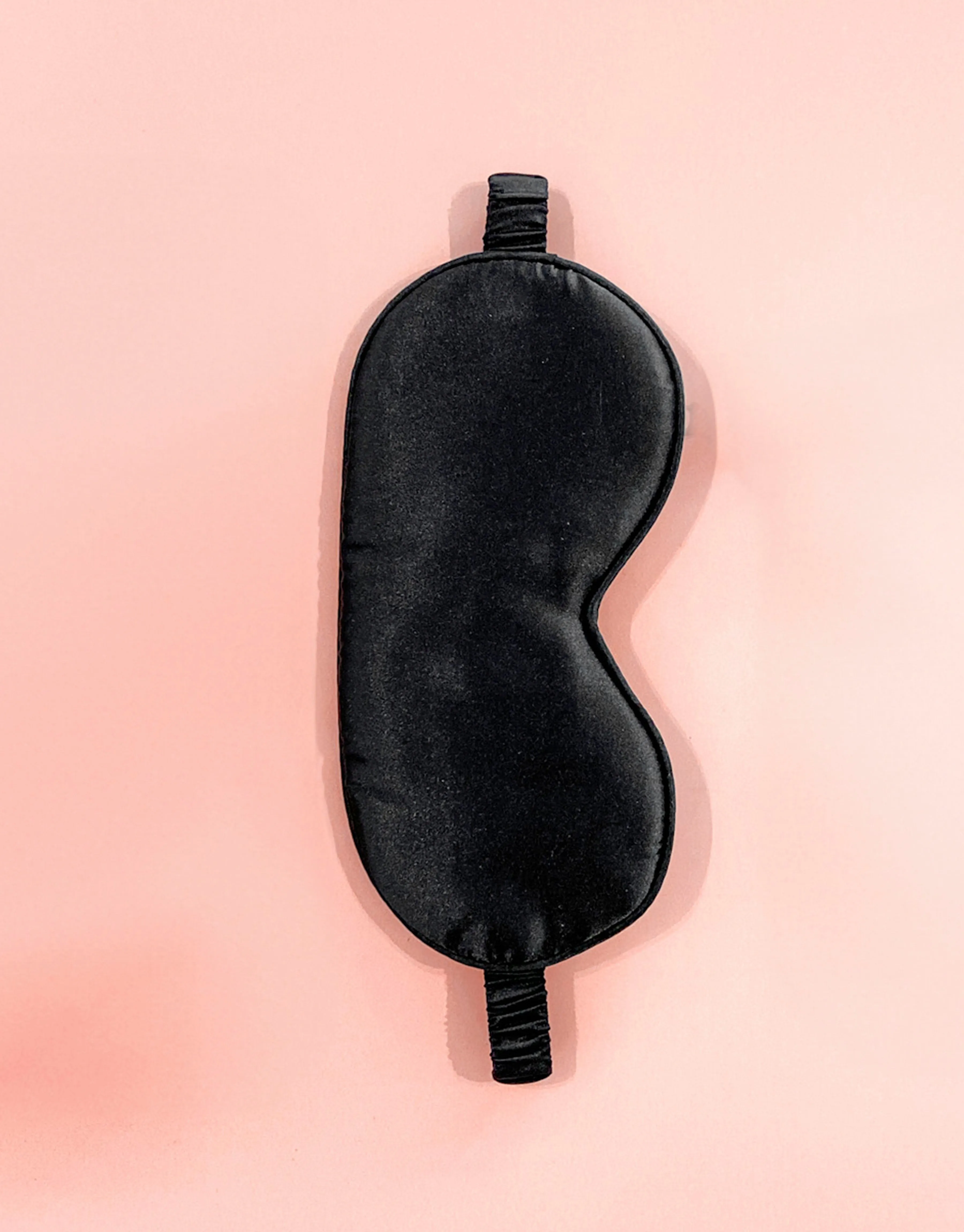 Ultra Soft Satin Sleep Eye Mask - Black