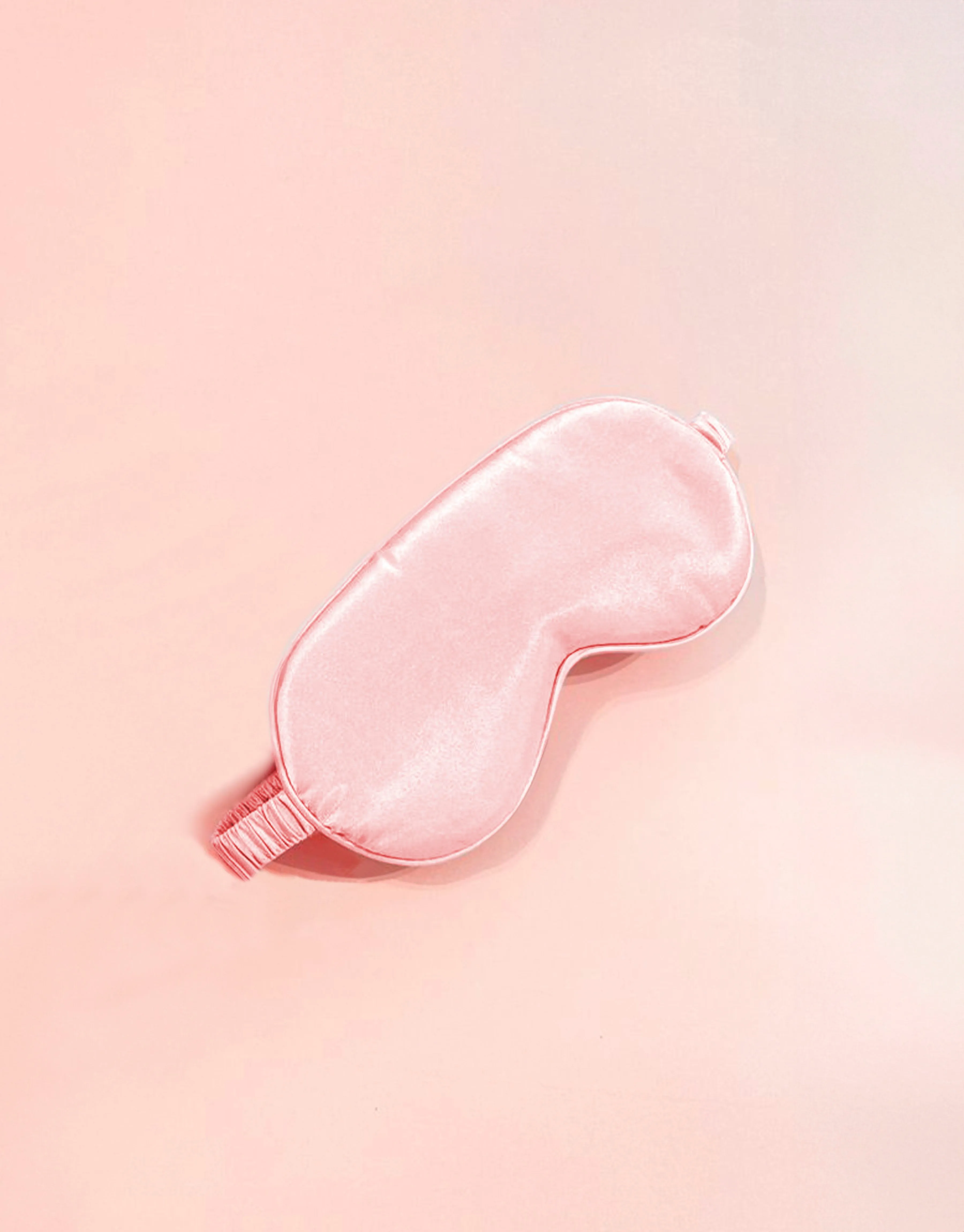 Ultra Soft Satin Sleep Eye Mask - Coral