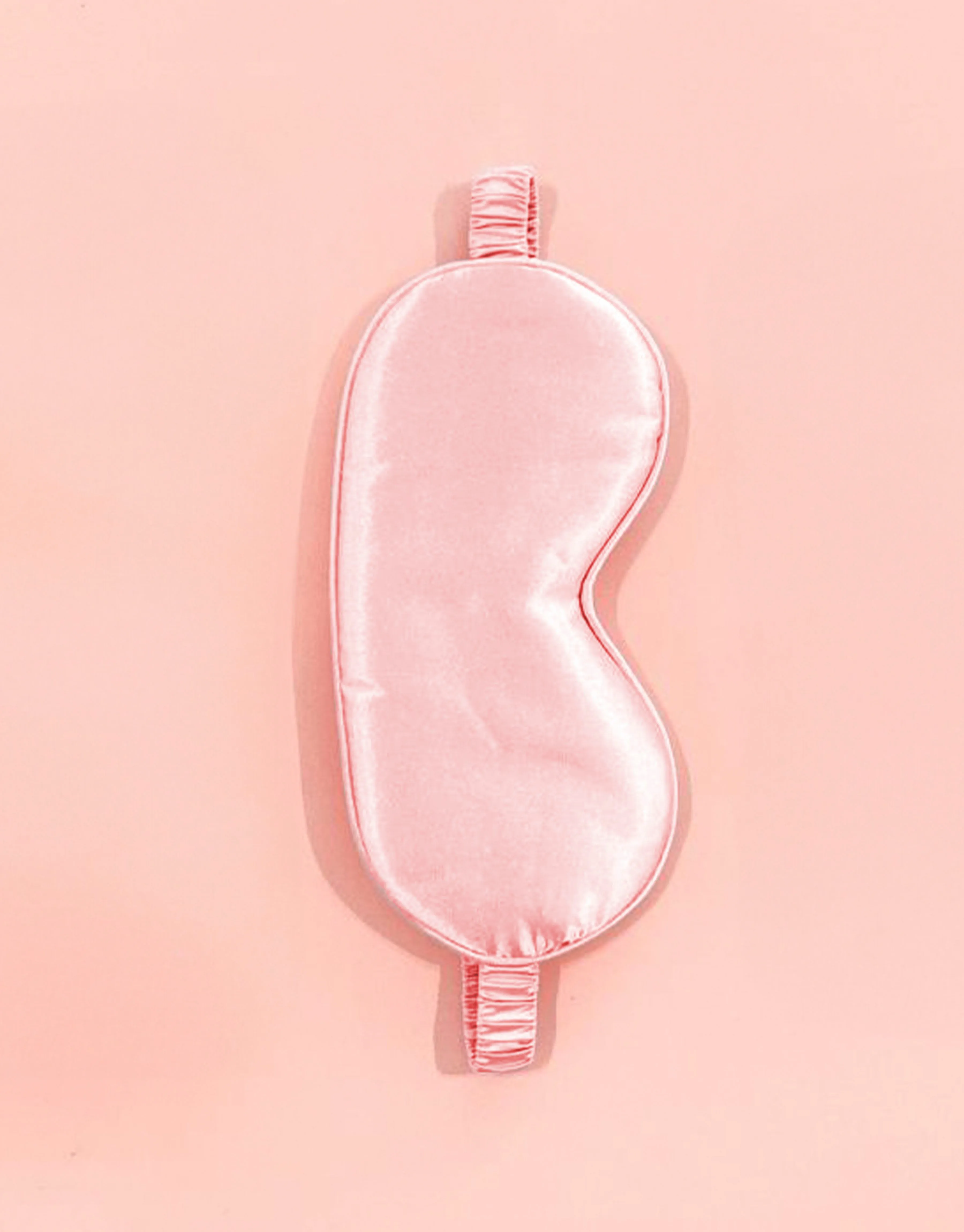 Ultra Soft Satin Sleep Eye Mask - Coral
