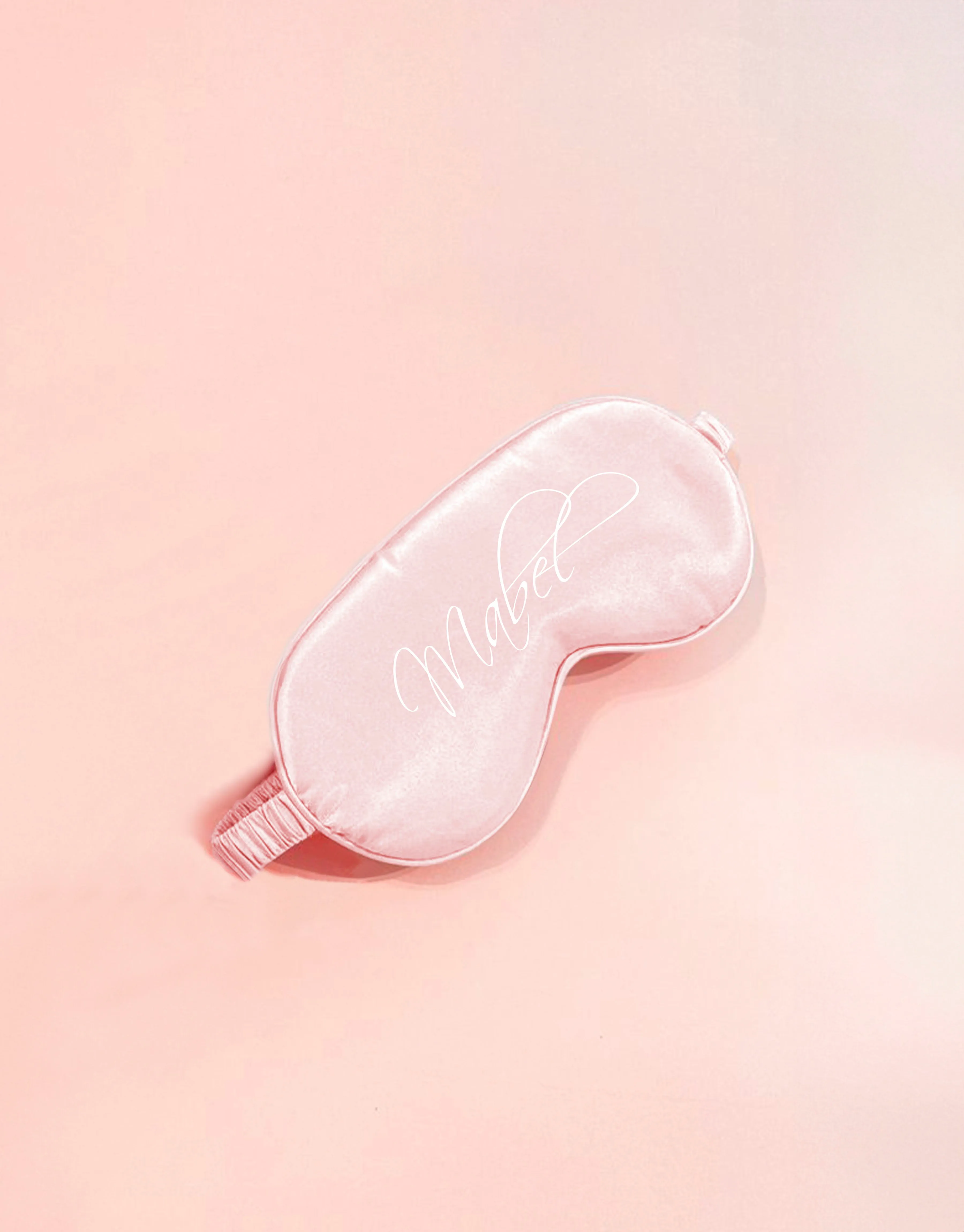 Ultra Soft Satin Sleep Eye Mask - Pink