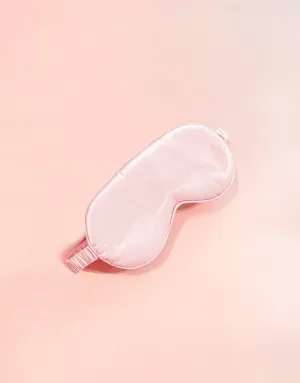 Ultra Soft Satin Sleep Eye Mask - Pink