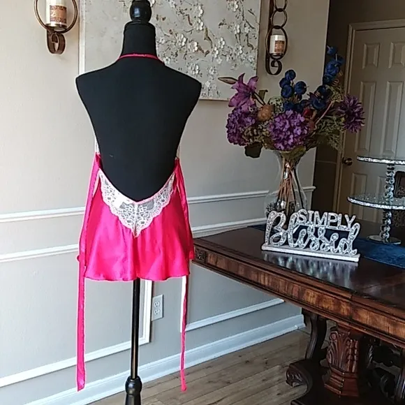 Victoria's Secret Pink Embellished Babydoll Mini Dress. Size S