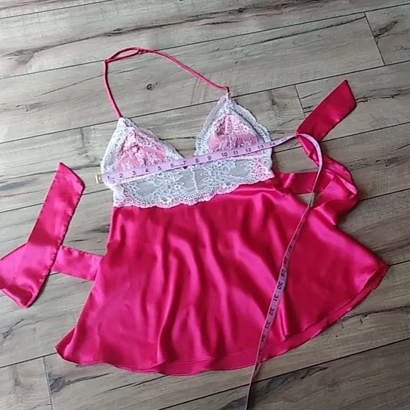 Victoria's Secret Pink Embellished Babydoll Mini Dress. Size S