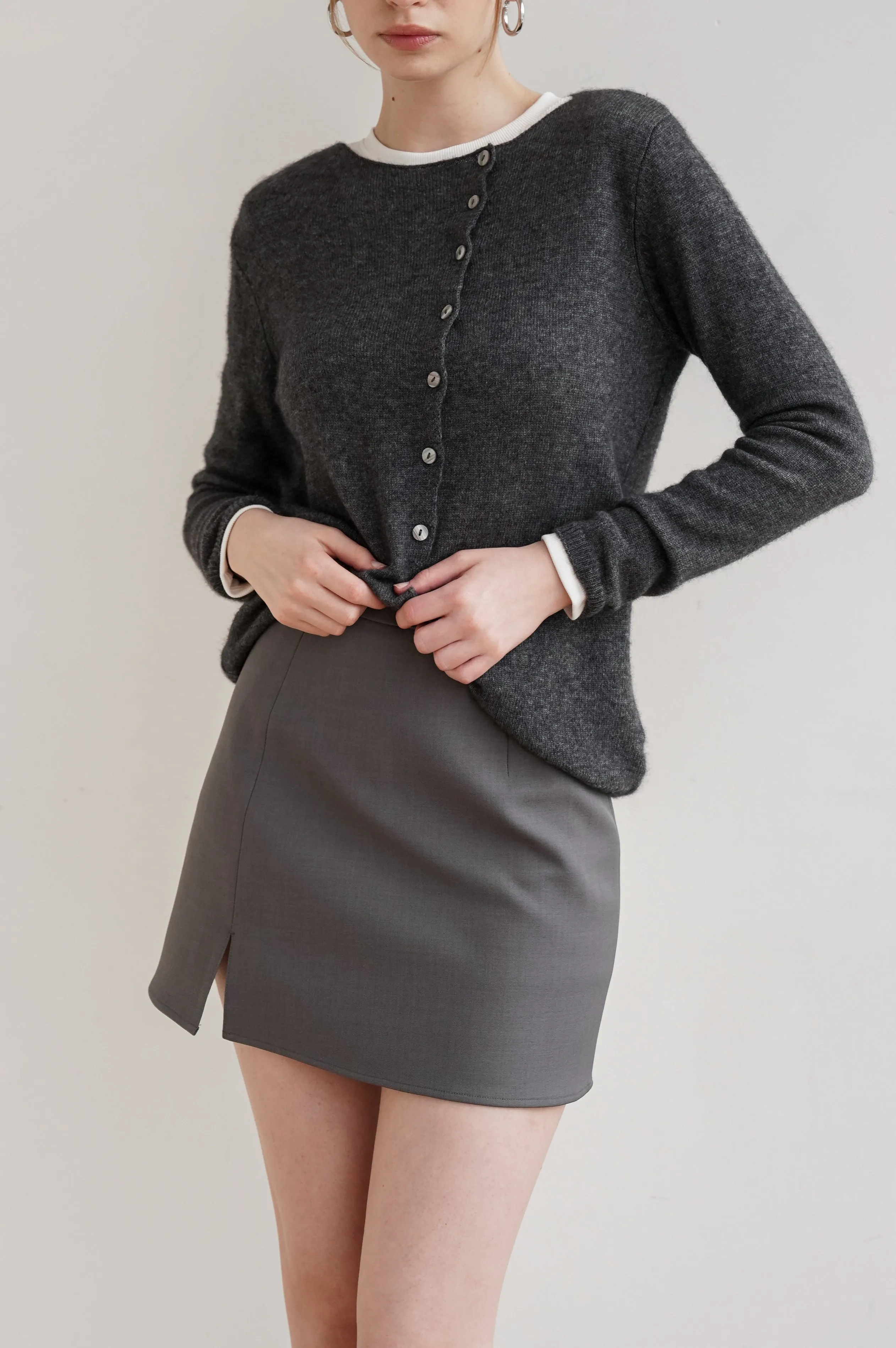 Warm Heart Cashmere and Wool Cardigan